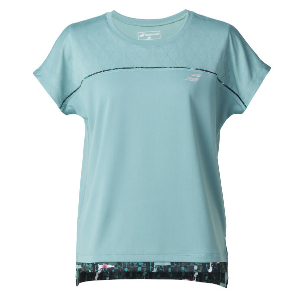 【10月25日～11月5日迄 2BUY10%OFFキャンペーン対象】バボラ PURE SHORT SLEEVE SHIRT （ BWP5574-GR00 ）[ BabolaT LS レディース ]25FW▲