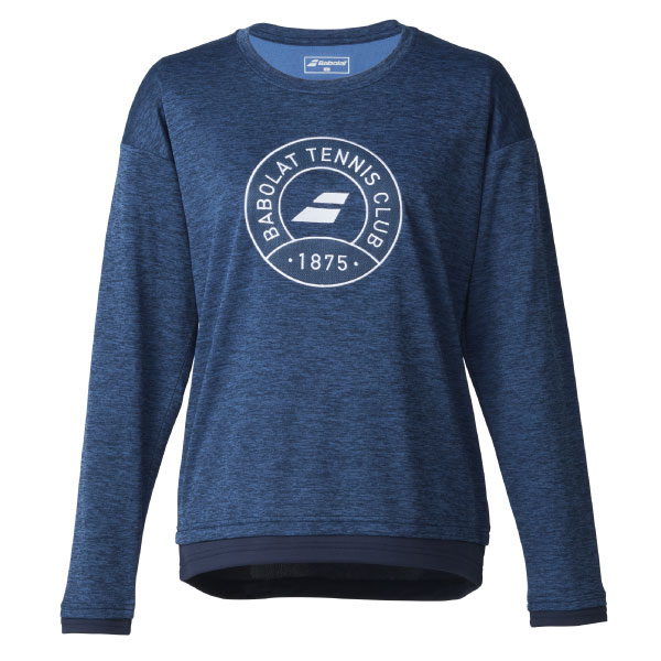 【10月25日～11月5日迄 2BUY10%OFFキャンペーン対象】バボラ PURE LONG SLEEVE SHIRT （ BWP5575-NV00 ）[ BabolaT LS レディース ]25FW▲