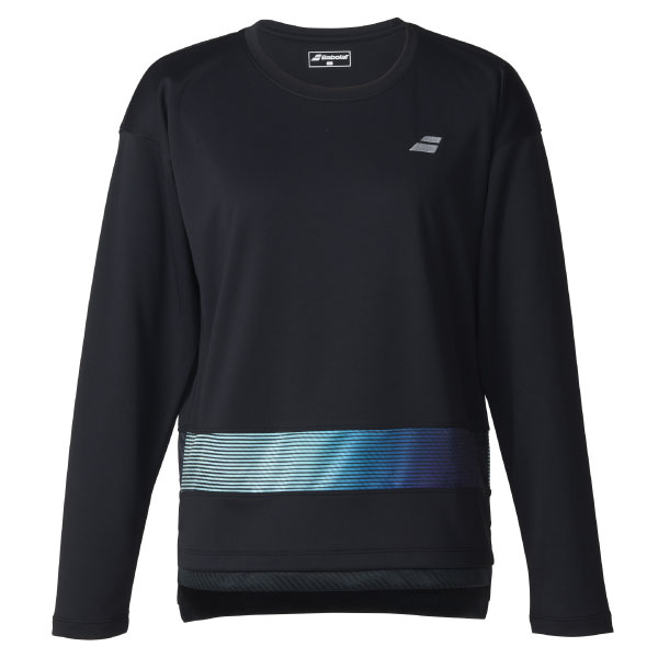 【10月25日～11月5日迄 2BUY10%OFFキャンペーン対象】バボラ PURE LONG SLEEVE SHIRT （ BWP5577-BK00 ）[ BabolaT LS レディース ]25FW▲