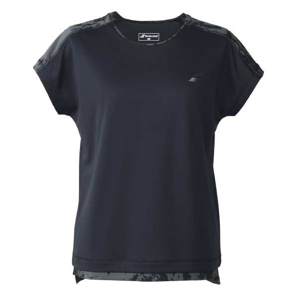 バボラ PLAY SHORT SLEEVE SHIRT （ BWP6521-BK00 ）[ Babolat LS レディース ]26SS