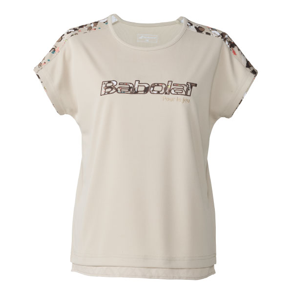 【販売開始前商品 2月下旬発売予定】バボラ PLAY SHORT SLEEVE SHIRT （ BWP6524-BG00 ）[ Babolat LS レディース ]26SS