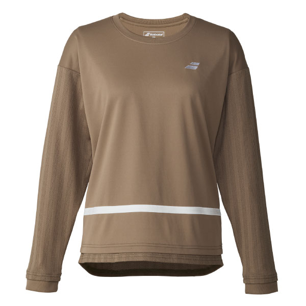 【販売開始前商品 2月下旬発売予定】バボラ PLAY LONG SLEEVE SHIRT （ BWP6526-BW00 ）[ Babolat LS レディース ]26SS