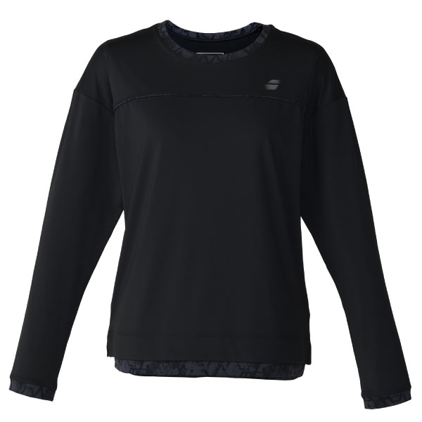 バボラ PLAY LONG SLEEVE SHIRT （ BWP6570-BK00 ）[ Babolat LS レディース ]26FW