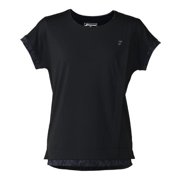 バボラ PLAY SHORT SLEEVE SHIRT （ BWP6571-BK00 ）[ Babolat LS レディース ]26FW