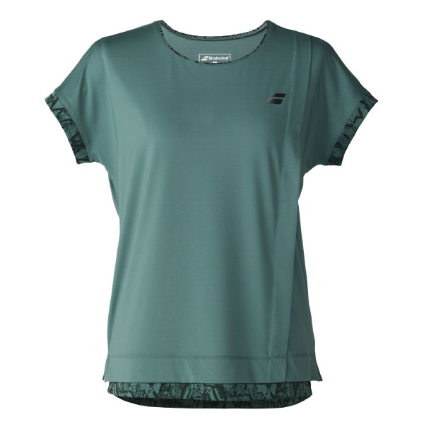 バボラ PLAY SHORT SLEEVE SHIRT （ BWP6571-GR00 ）[ Babolat LS レディース ]26FW