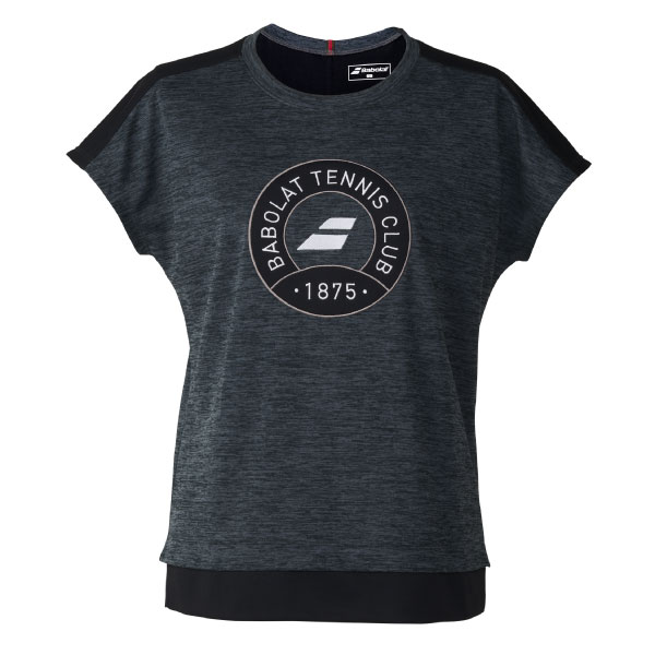 バボラ PLAY SHORT SLEEVE SHIRT （ BWP6577-BK00 ）[ Babolat LS レディース ]26FW
