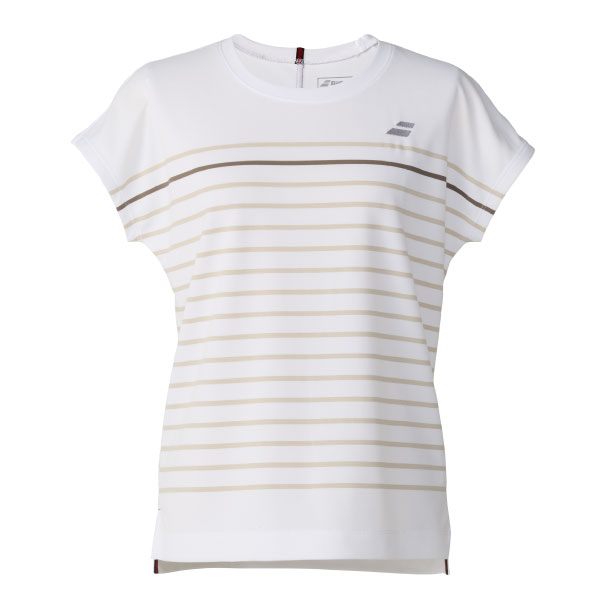 バボラ PLAY SHORT SLEEVE SHIRT （ BWP6578-WH00 ）[ Babolat LS レディース ]26FW