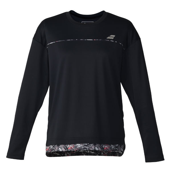 バボラ CLUB LONG SLEEVE SHIRT （ BWP6580C-BK00 ）[ Babolat LS レディース ]26FW