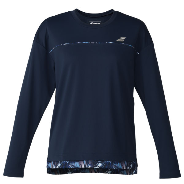 バボラ CLUB LONG SLEEVE SHIRT （ BWP6580C-NV00 ）[ Babolat LS レディース ]26FW