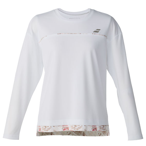 バボラ CLUB LONG SLEEVE SHIRT （ BWP6580C-WH00 ）[ Babolat LS レディース ]26FW