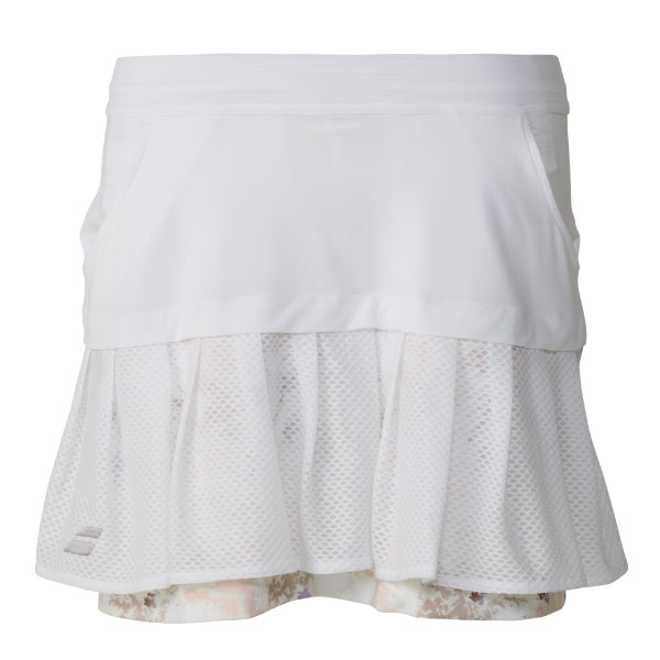 バボラ PLAY SKORT （ BWT6475-WH00 ）[ Babolat LSP レディース ]26FW