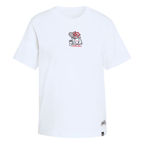 アディダス W ミニ 刺しゅう グラフィック Tシャツ （ CA608-KA5090 ）[ adidas LS レディース ]26SS