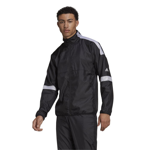 【初売り1月12日迄ポイント10倍】アディダス WINDBREAK WARM （ CL306-HF7055 ブラック×ホワイト ）[ adidas MWJ メンズ ]21FW【ネットバーゲン】