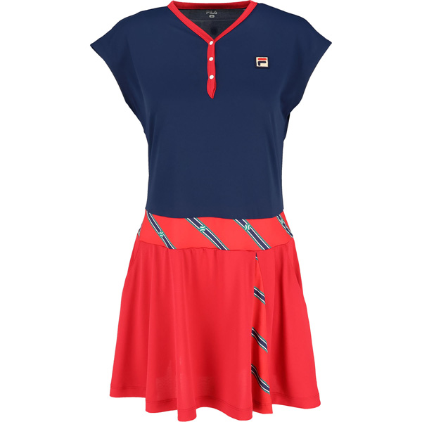 【予約商品 8月上旬発売予定】フィラ ワンピース （ CZ6FGW005-NV0 ）[ FILA LS レディース ]26FW