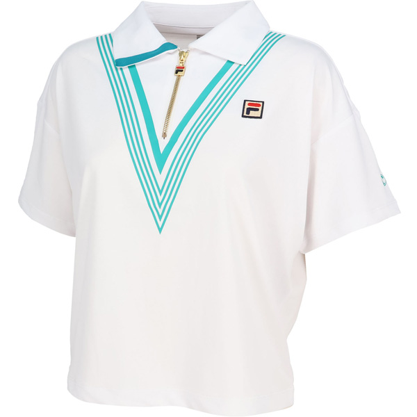 【予約商品 8月上旬発売予定】フィラ ポロシャツ （ CZ6FGW006-WT0 ）[ FILA LS レディース ]26FW