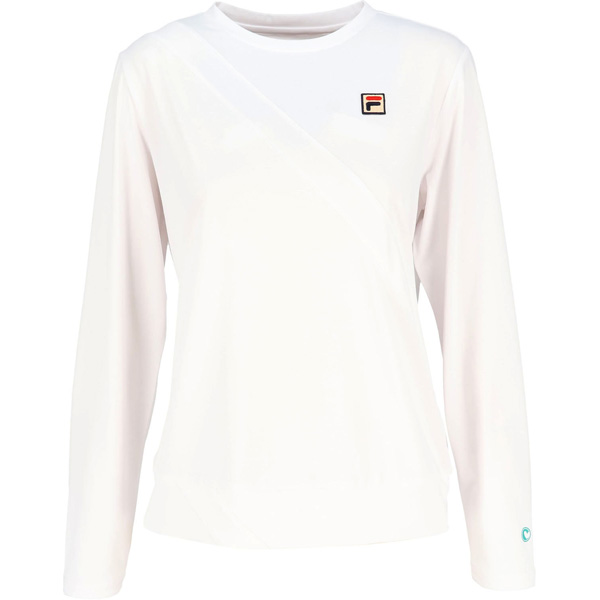 【予約商品 8月上旬発売予定】フィラ ロングスリーブシャツ （ CZ6FGW008-WT0 ）[ FILA LS レディース ]26FW