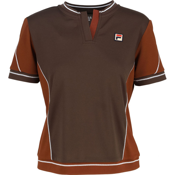 【予約商品 8月上旬発売予定】フィラ ゲームシャツ （ CZ6FGW020-BN0 ）[ FILA LS レディース ]26FW
