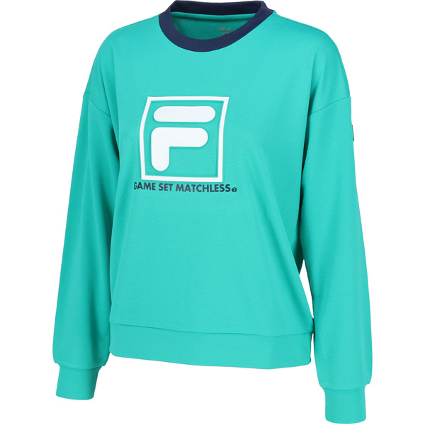 【予約商品 8月上旬発売予定】フィラ ロングスリーブシャツ （ CZ6FGW021-EGN ）[ FILA LS レディース ]26FW