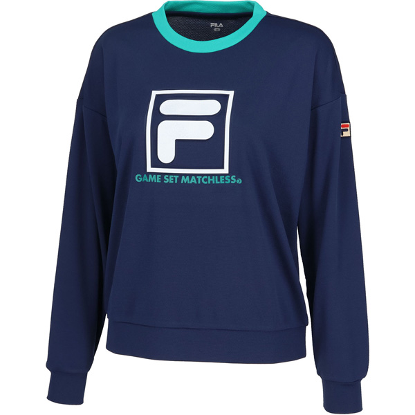 【予約商品 8月上旬発売予定】フィラ ロングスリーブシャツ （ CZ6FGW021-NV0 ）[ FILA LS レディース ]26FW
