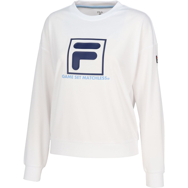 【予約商品 8月上旬発売予定】フィラ ロングスリーブシャツ （ CZ6FGW021-WT0 ）[ FILA LS レディース ]26FW