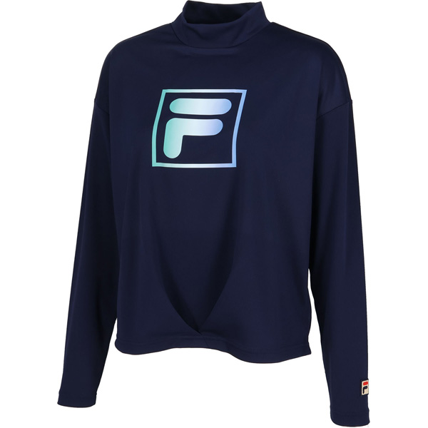 【予約商品 8月上旬発売予定】フィラ ロングスリーブシャツ （ CZ6FGW043-NV0 ）[ FILA LS レディース ]26FW