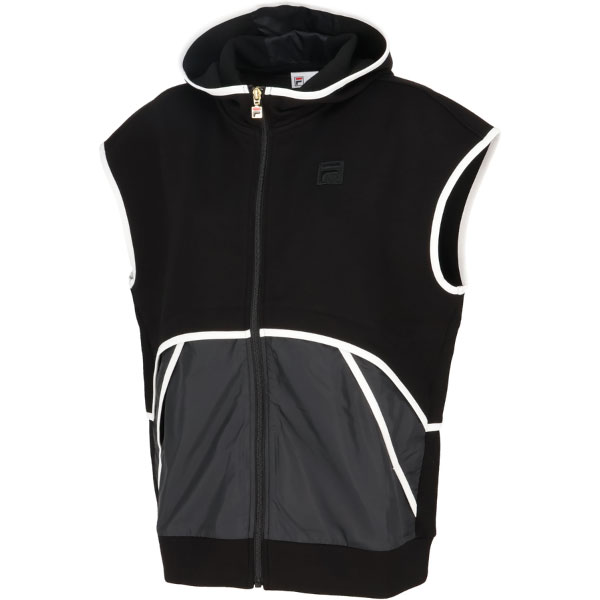 【予約商品 9月上旬発売】フィラ フーディベスト （ CZ6FGW054-BK0 ）[ FILA LSB レディース ]26FW