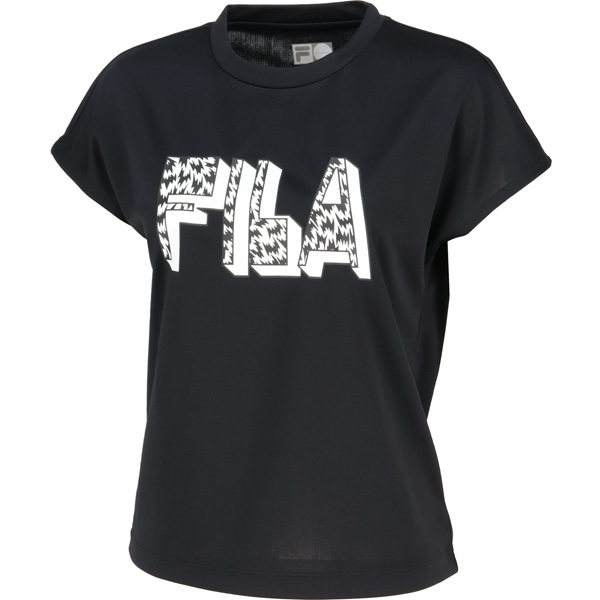 【予約商品 9月上旬発売】【数量限定】フィラ グラフィックティーシャツ （ CZ6FGW704-BK0 ）[ FILA LS レディース ]26FW