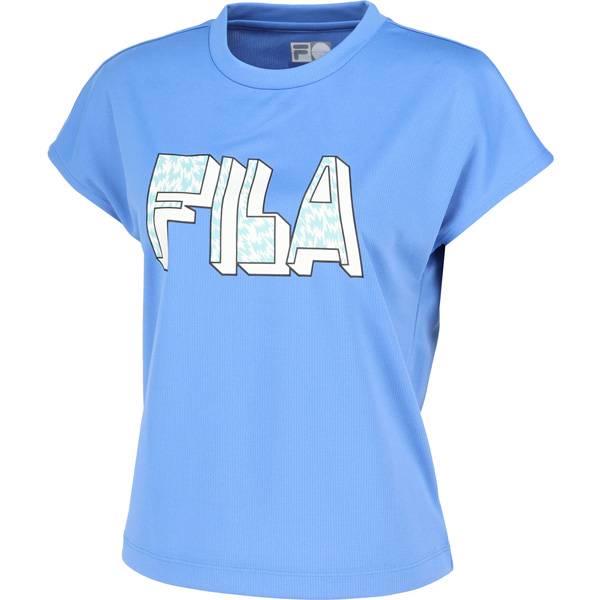 【予約商品 9月上旬発売】【数量限定】フィラ グラフィックティーシャツ （ CZ6FGW704-BL0 ）[ FILA LS レディース ]26FW