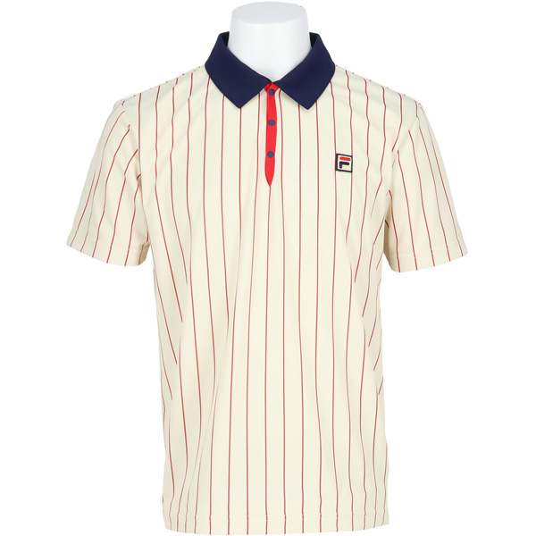 【販売開始前商品 2月上旬発売予定】フィラ ゲームポロ （ CZ6SGM004-IVO ）[ FILA MS メンズ ]26SS