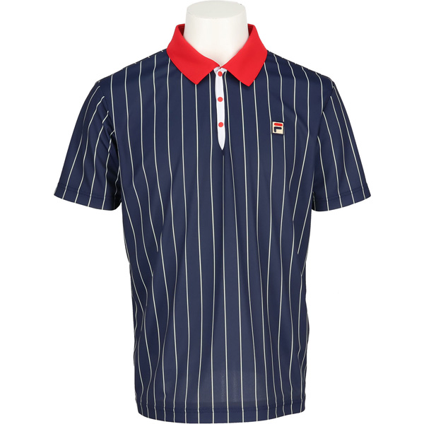 【販売開始前商品 2月上旬発売予定】フィラ ゲームポロ （ CZ6SGM004-NV0 ）[ FILA MS メンズ ]26SS