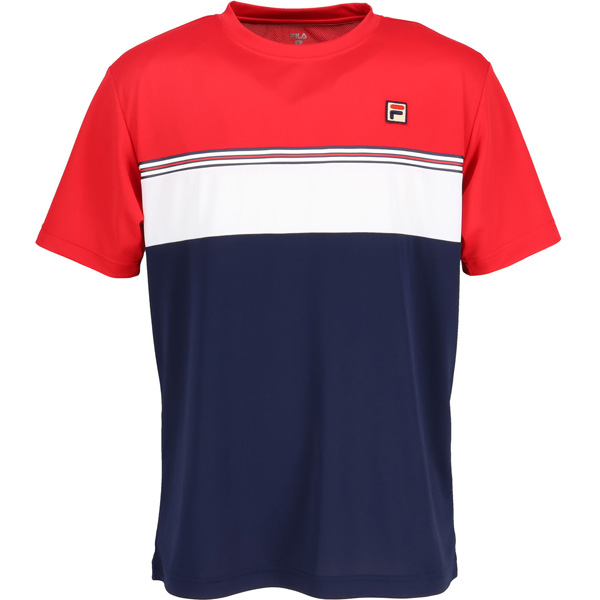 【販売開始前商品 3月上旬発売予定】フィラ ゲームシャツ （ CZ6SGM007-RD0 ）[ FILA MS メンズ ]26SS