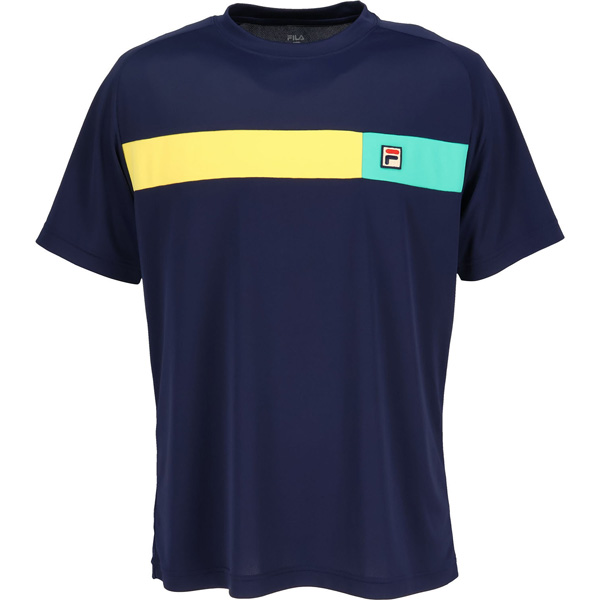 【販売開始前商品 3月上旬発売予定】フィラ ゲームシャツ （ CZ6SGM008-NV0 ）[ FILA MS メンズ ]26SS