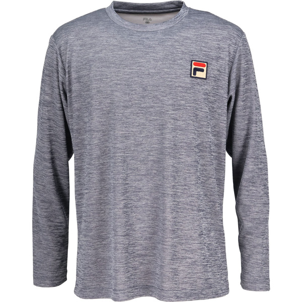 【販売開始前商品 3月上旬発売予定】フィラ ロングスリーブシャツ （ CZ6SGM015-NV0 ）[ FILA MS メンズ ]26SS