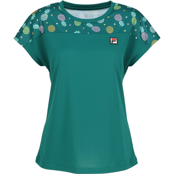 【販売開始前商品 2月上旬発売予定】フィラ ゲームシャツ （ CZ6SGW007-DGN ）[ FILA LS レディース ]26SS