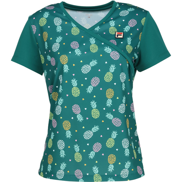 【販売開始前商品 2月上旬発売予定】フィラ ゲームシャツ （ CZ6SGW008-DGN ）[ FILA LS レディース ]26SS