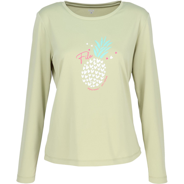 【販売開始前商品 2月上旬発売予定】フィラ ロングスリーブグラフィックTシャツ （ CZ6SGW010-LKH ）[ FILA LS レディース ]26SS