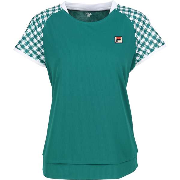フィラ ゲームシャツ （ CZ6SGW014-DGN ）[ FILA LS レディース ]26SS