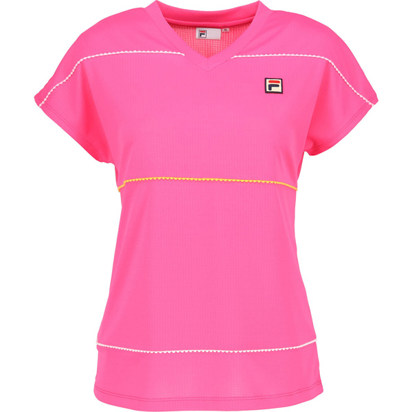 フィラ ゲームシャツ （ CZ6SGW016-PK0 ）[ FILA LS レディース ]26SS