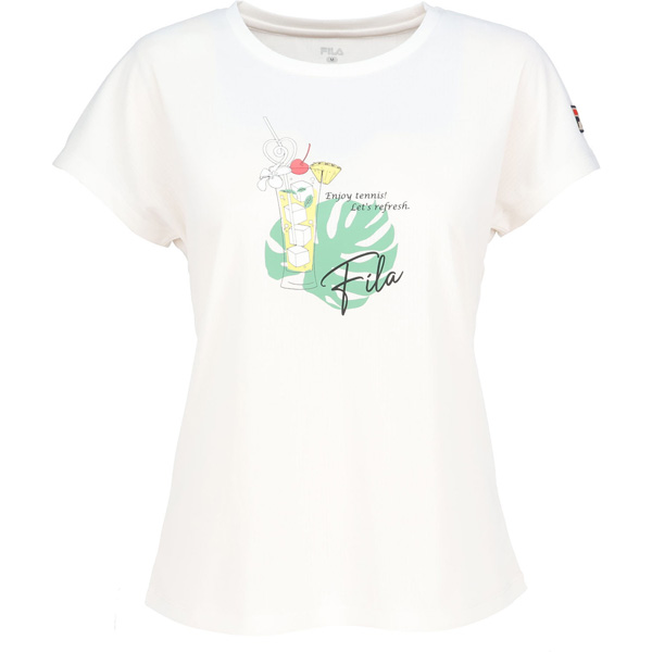 【販売開始前商品 2月上旬発売予定】フィラ グラフィックTシャツ （ CZ6SGW018-WT0 ）[ FILA LS レディース ]26SS