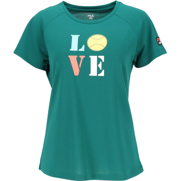 【販売開始前商品 2月上旬発売予定】フィラ グラフィックTシャツ （ CZ6SGW019-DGN ）[ FILA LS レディース ]26SS