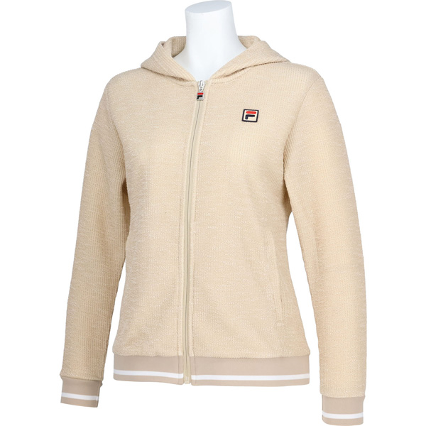 【販売開始前商品 2月上旬発売予定】フィラ フルジップパーカー （ CZ6SGW020-BE0 ）[ FILA LWJ レディース ]26SS