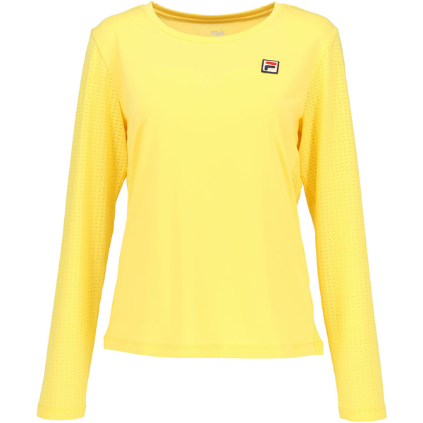 【販売開始前商品 3月上旬発売予定】フィラ ロングスリーブシャツ （ CZ6SGW028-LYL ）[ FILA LS レディース ]26SS