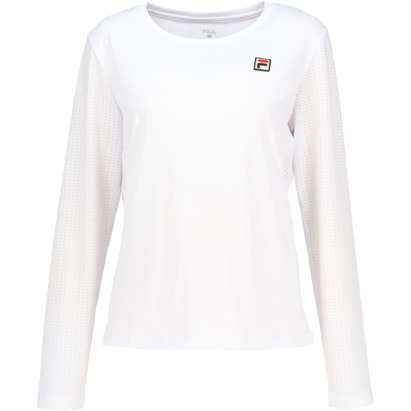 【販売開始前商品 3月上旬発売予定】フィラ ロングスリーブシャツ （ CZ6SGW028-WT0 ）[ FILA LS レディース ]26SS