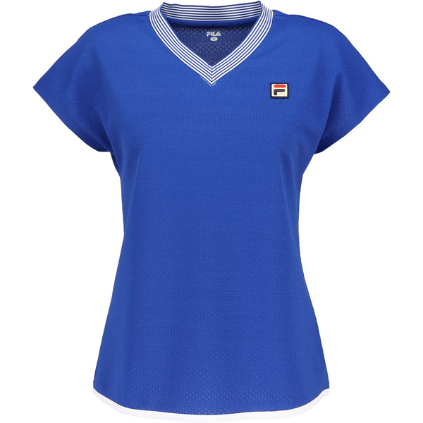 【販売開始前商品 3月上旬発売予定】フィラ ゲームシャツ （ CZ6SGW032-ROY ）[ FILA LS レディース ]26SS