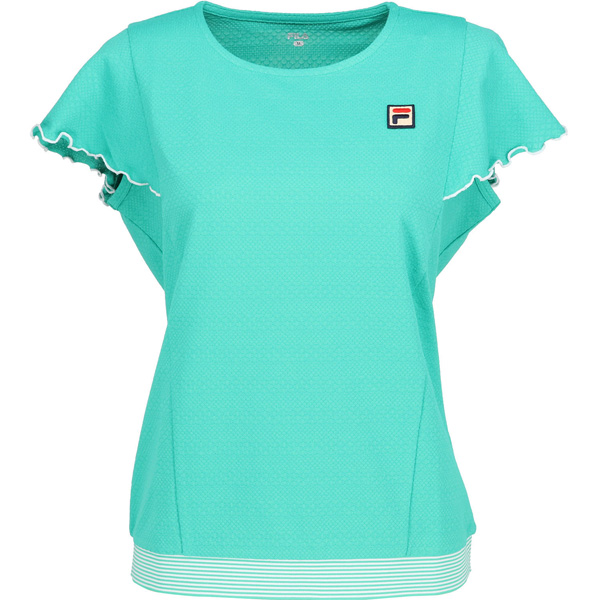 【販売開始前商品 3月上旬発売予定】フィラ ゲームシャツ （ CZ6SGW033-TQ0 ）[ FILA LS レディース ]26SS