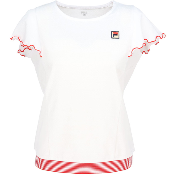 【販売開始前商品 3月上旬発売予定】フィラ ゲームシャツ （ CZ6SGW033-WT0 ）[ FILA LS レディース ]26SS