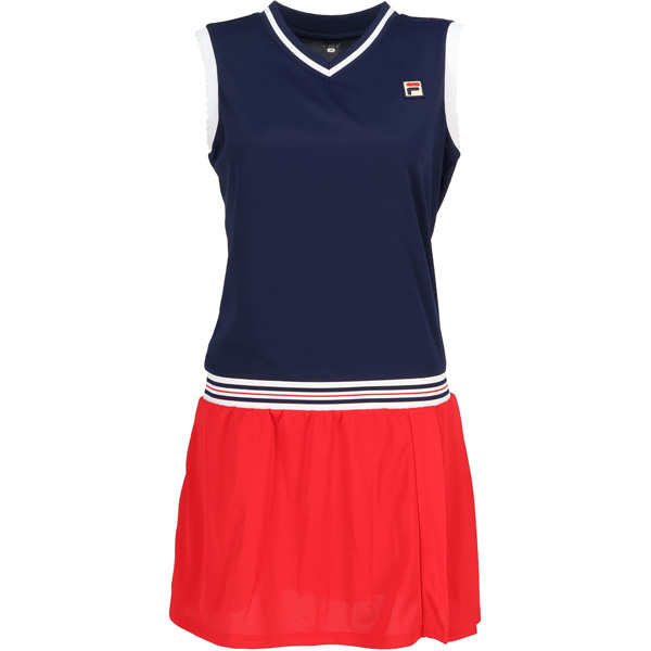 【販売開始前商品 3月上旬発売予定】フィラ ワンピース （ CZ6SGW040-NV0 ）[ FILA LS レディース ]26SS