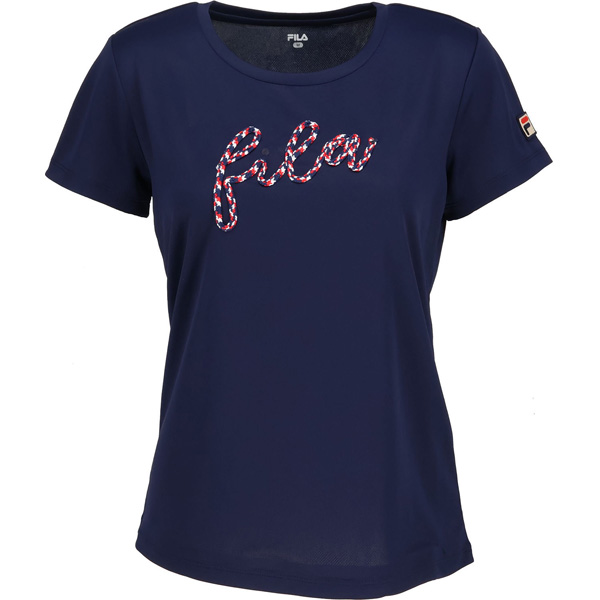 【販売開始前商品 3月上旬発売予定】フィラ グラフィックTシャツ （ CZ6SGW041-NV0 ）[ FILA LS レディース ]26SS