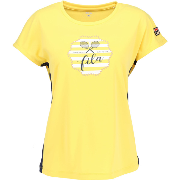 【販売開始前商品 3月上旬発売予定】フィラ グラフィックTシャツ （ CZ6SGW042-LYL ）[ FILA LS レディース ]26SS