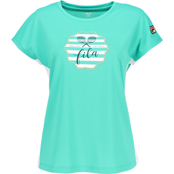 フィラ グラフィックTシャツ （ CZ6SGW042-TQ0 ）[ FILA LS レディース ]26SS